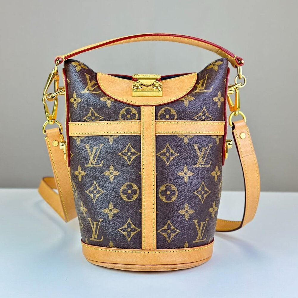 Louis Vuitton Monogram Canvas Duffle Shoulder Bag Crossbody